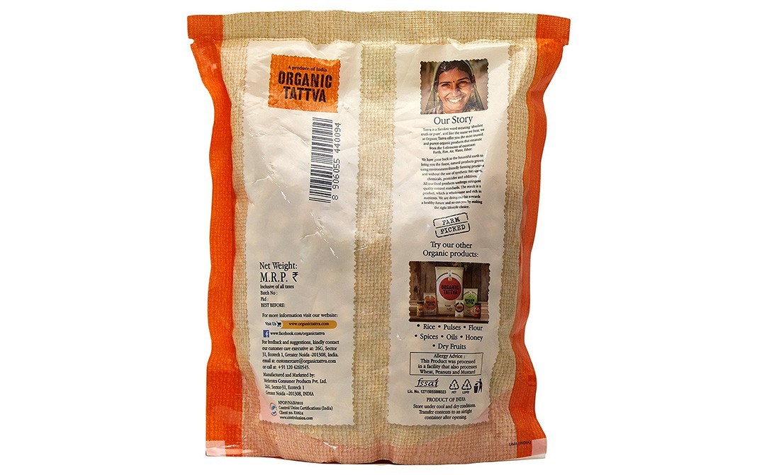 Organic Tattva Kabuli Chana    Pack  500 grams
